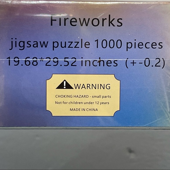 NEW Ingooood Fireworks 1000 pc Jigsaw Puzzle Wood - Picture 6 of 7